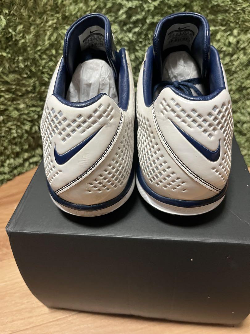 NIKE 野球 ポイントスパイク ホワイト×ネイビー 28.5cm