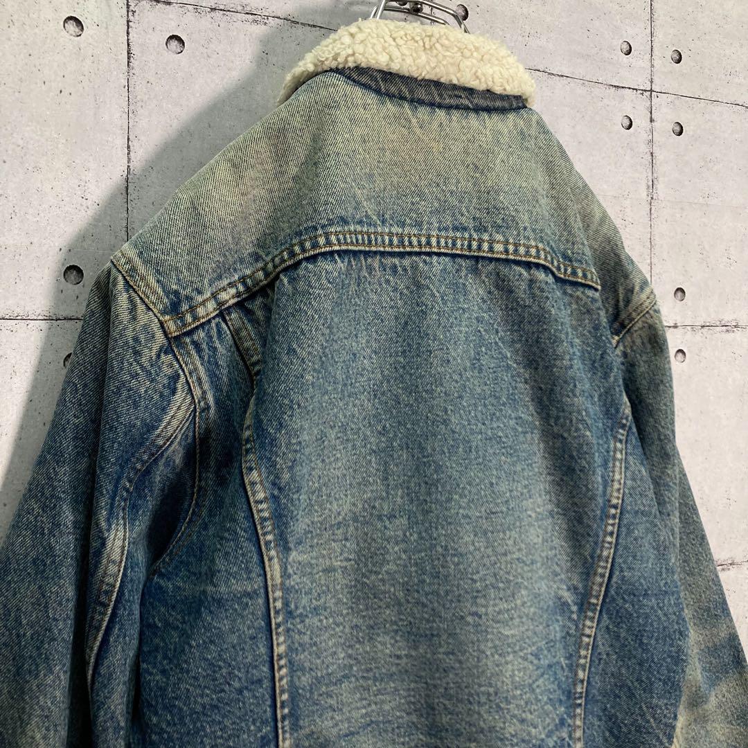 【USA製】80s LEVI'S/リーバイス ビンテージ ボア デニムジャケット