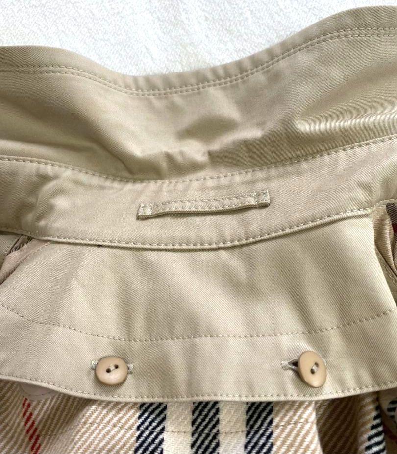 【美品】バーバリーブルーレーベル トレンチコート 38 ライナー付き ベージュ