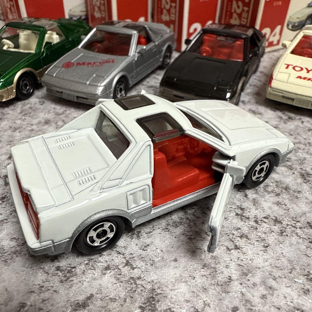 赤箱　トミカ24　トヨタ MR2 プロトタイプ　日本製　赤タンポ ミニカーショップ ケンボックス トミカ 赤箱(日本製)☆24