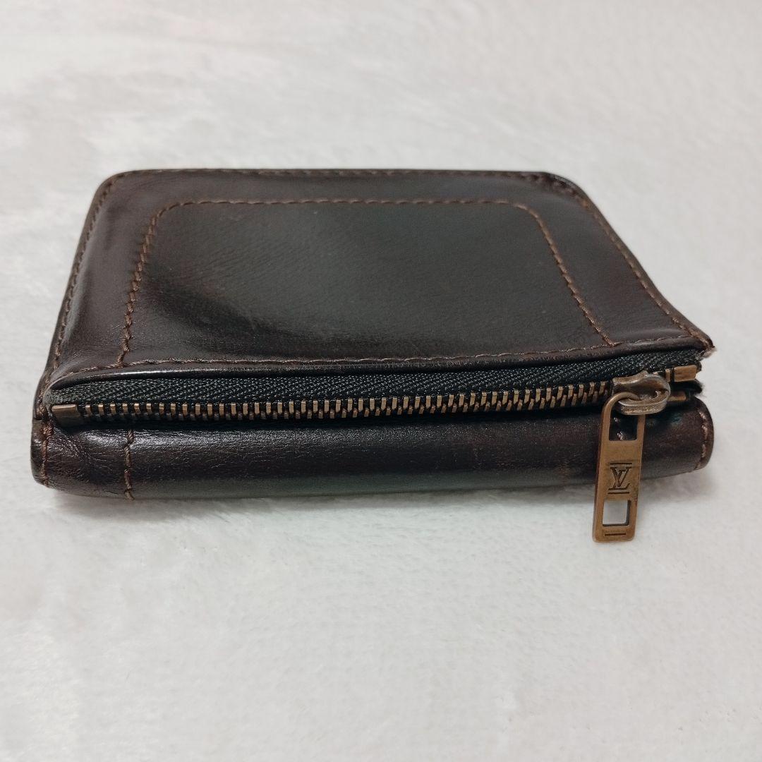 極美品✨️ルイヴィトン コンパクトウォレット 折り財布 レザー ダークブラウン