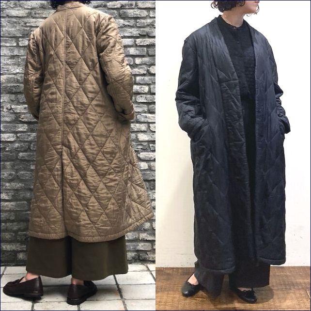 【定価55000円】maison de soilシルク100％キルティングコート