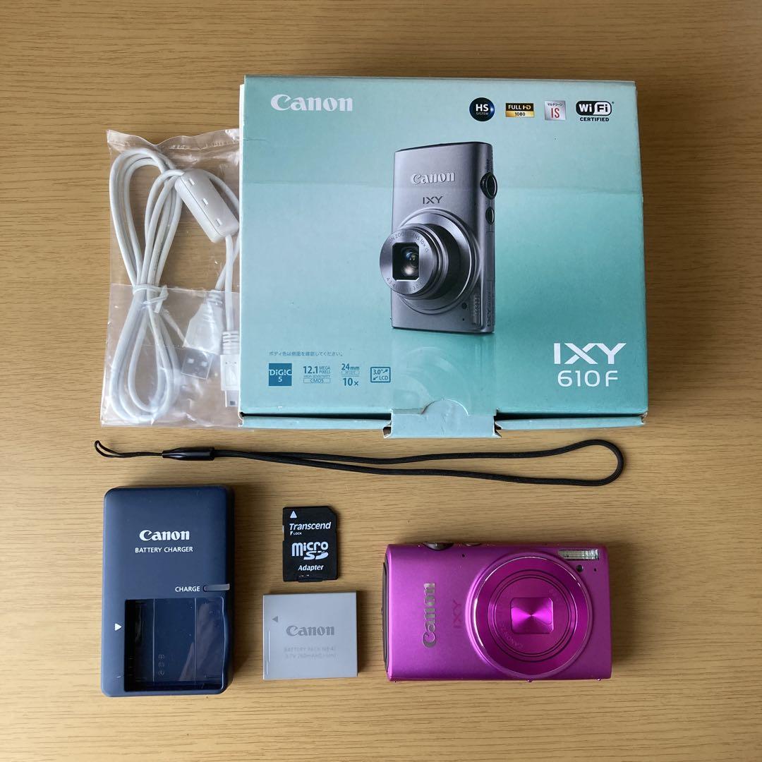 付属完備　★CANON-IXY 610F Wi-fi搭載　美品 美品 Canon IXY 610F ピンク Wi-Fi対応 訳あり - メルカリ