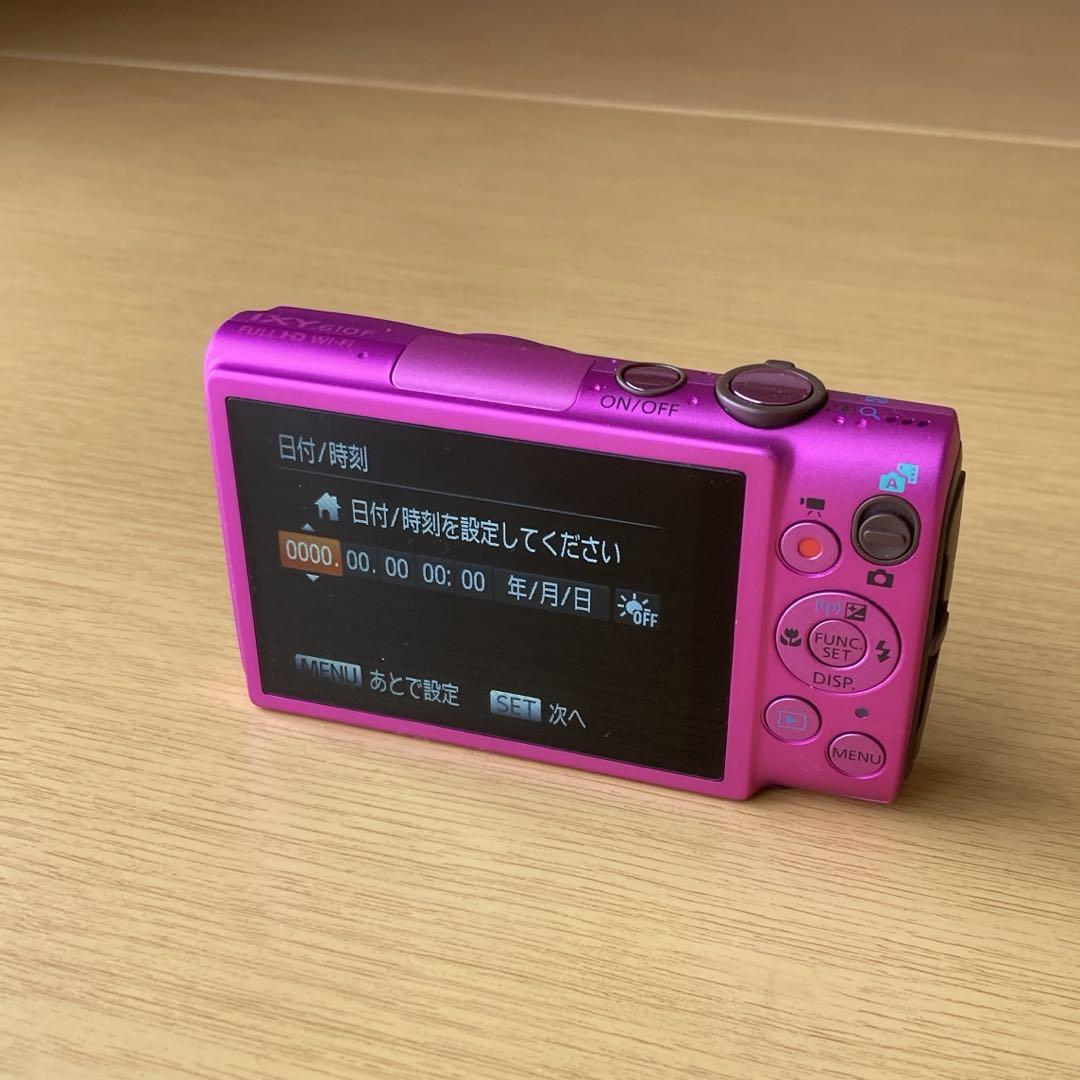 【限定セール！】 美品 Canon メルカリ - 訳あり Wi-Fi対応 ピンク 610F IXY デジタルカメラ