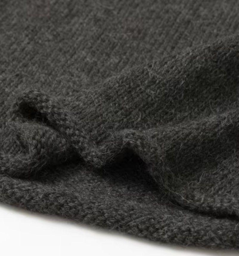 PUENTE プエンテ アルパカロングニットコート ALPACA100％ 美