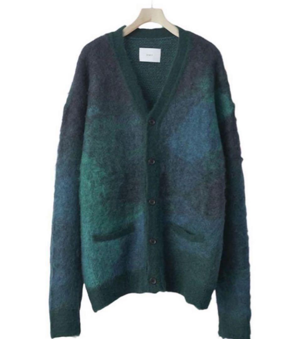 直売正本 stein GRADATION MOHAIR CARDIGAN