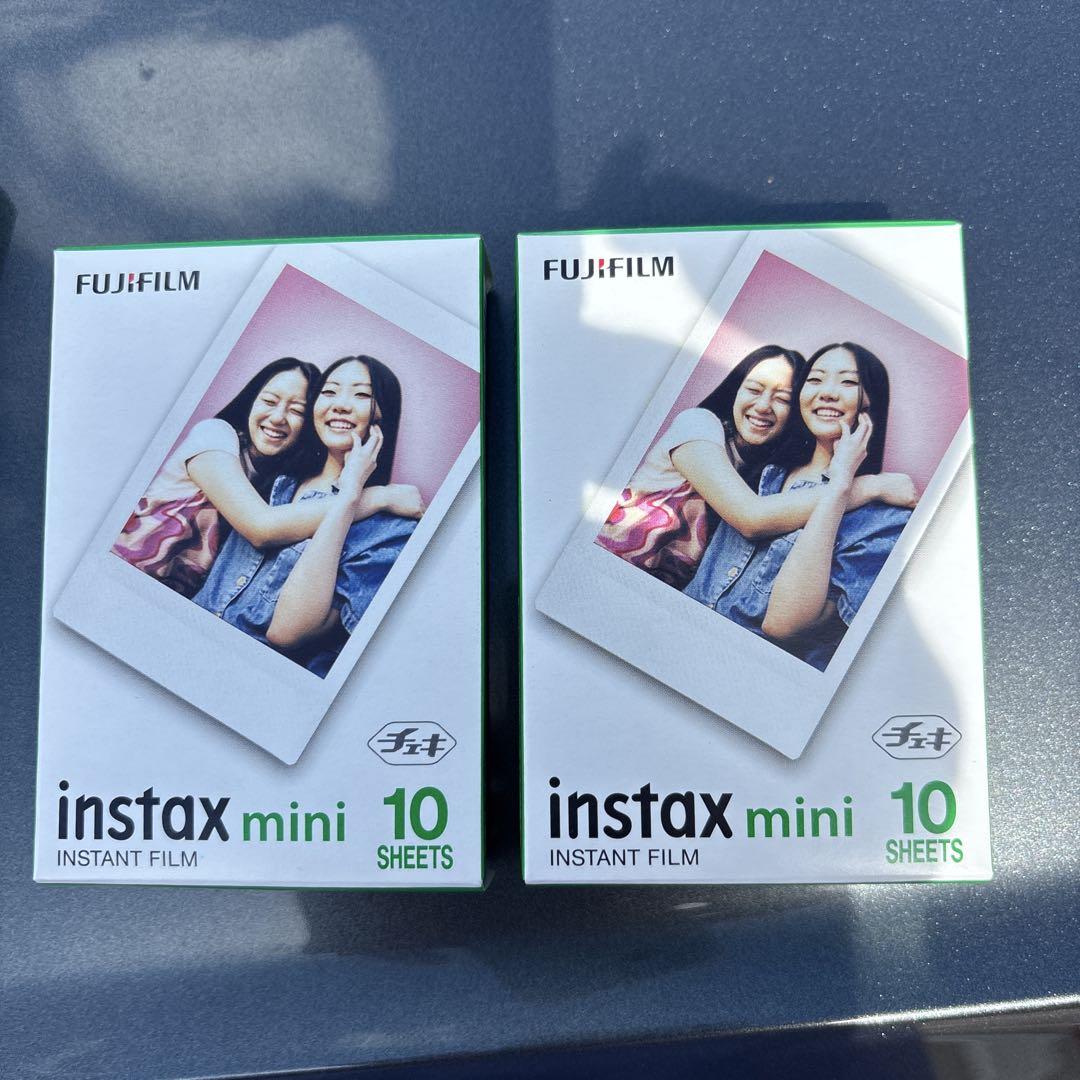チェキフィルム instax mini インスタックスミニ 10枚 ×2個