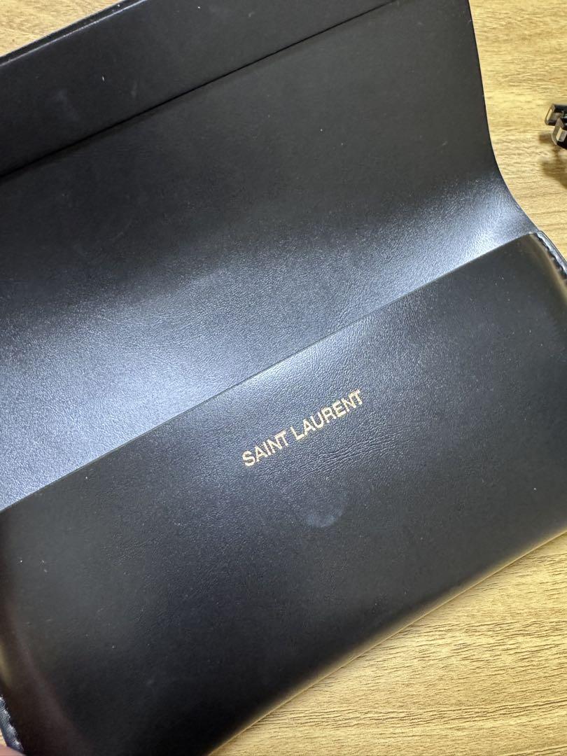 新品未使用】SAINT LAURENT ブラックサングラス ケース付き