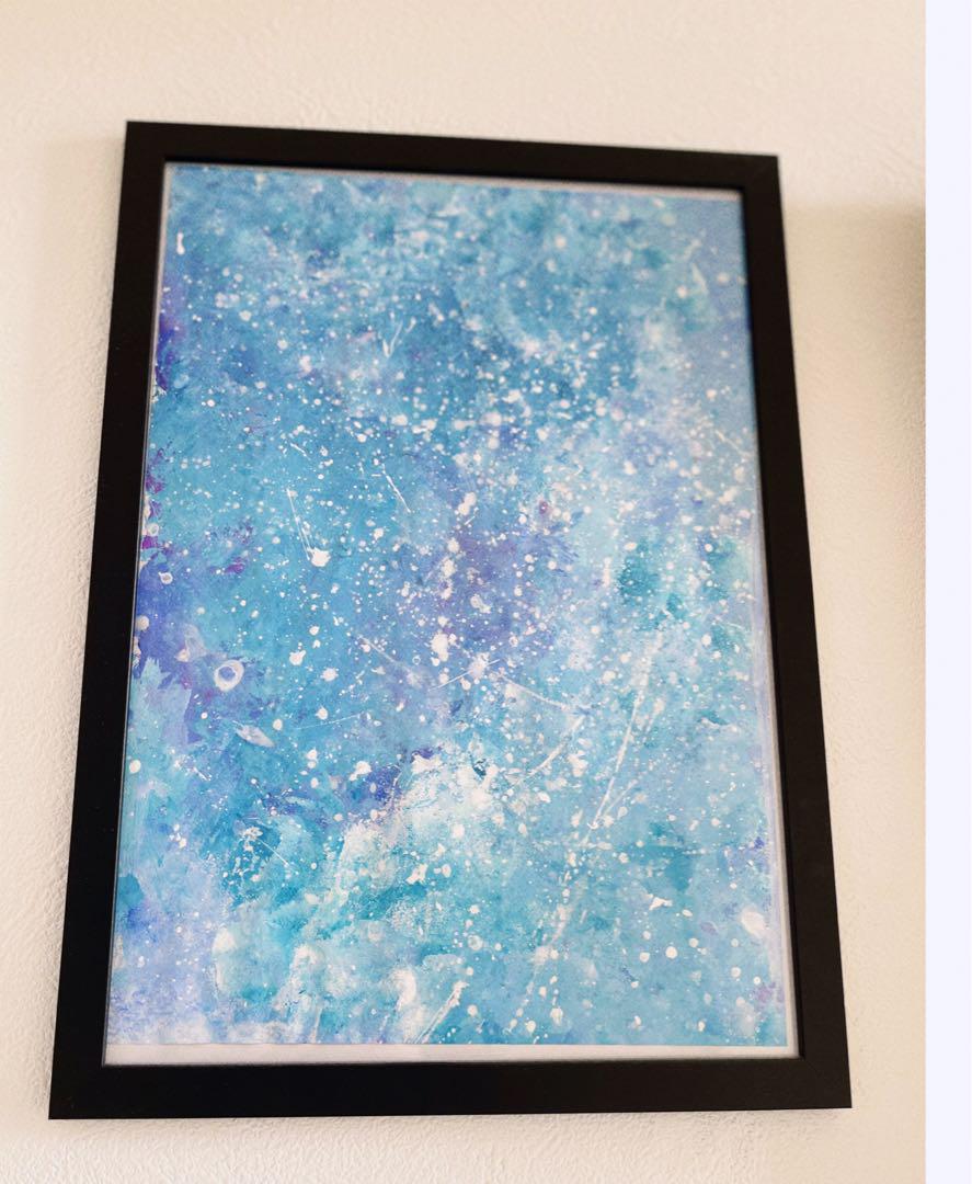 光る海 (アート作品)33cm×24cm 画像1