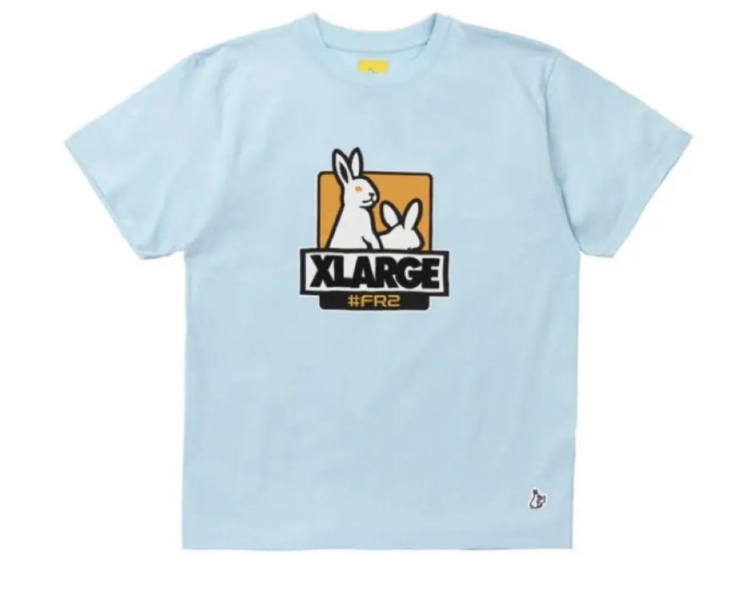 ブルーL XLARGE #FR2 Box Logo T-shirt
