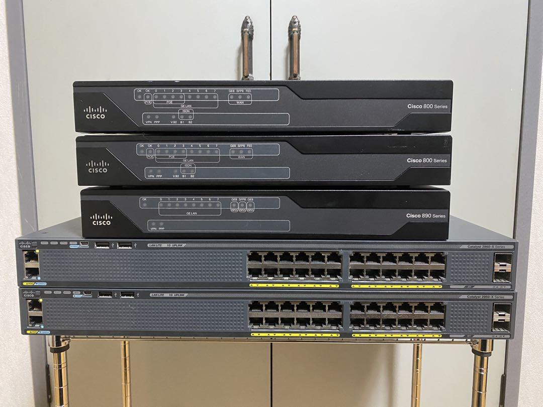 【CCNA,CCNP】Cisco891F、892FSP、Catalyst2960
