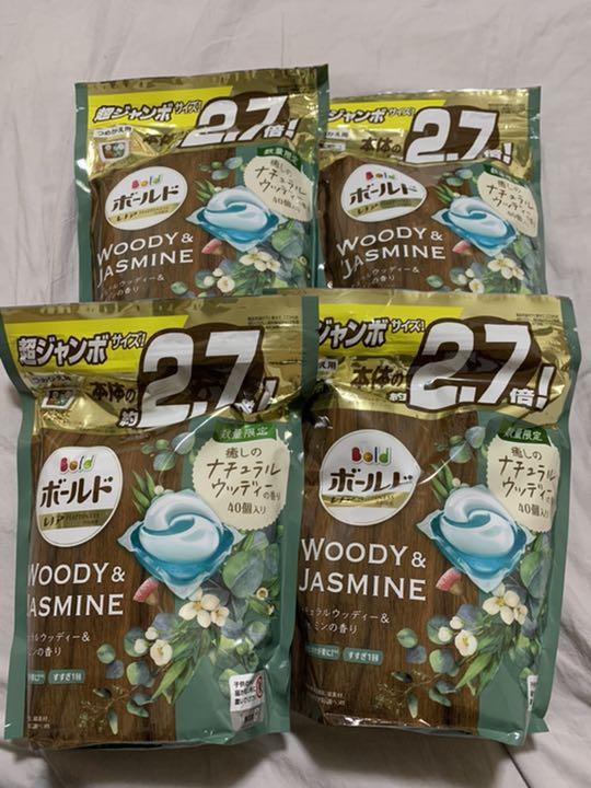 P&G ボールド 洗濯洗剤 ジェルボール3D ウッディー&ジャスミン 詰替