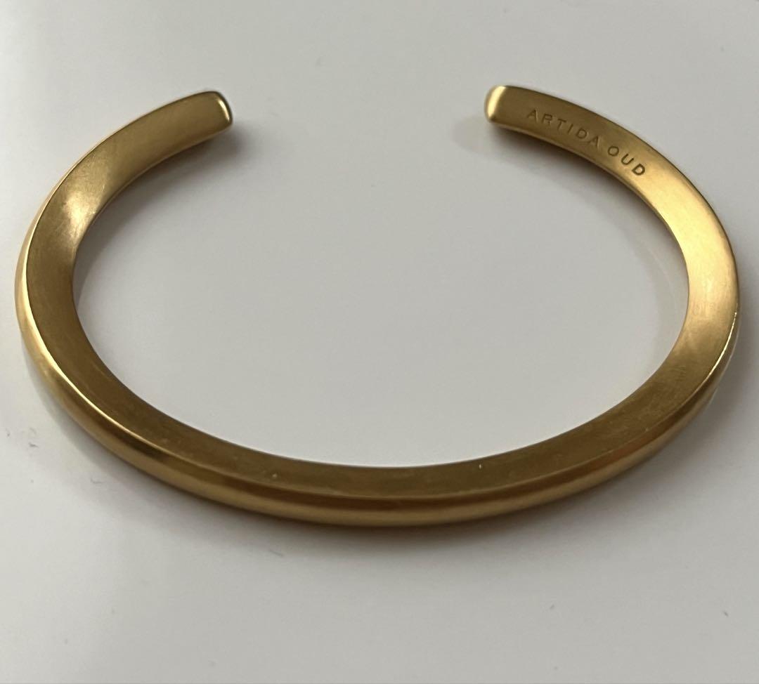 【美品】ARTIDA OUD オーガニック ダルポリッシュ thin バングル