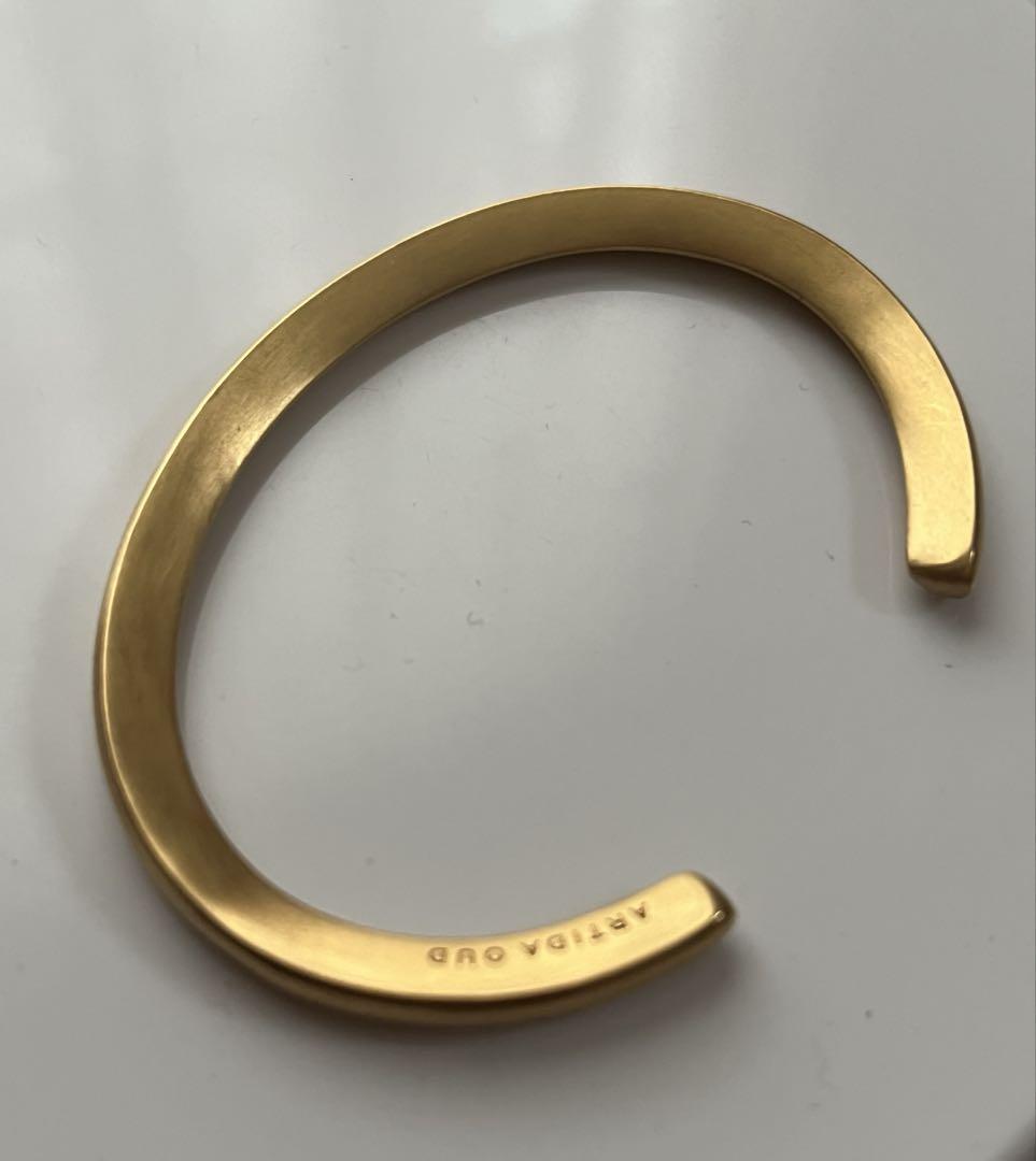 【美品】ARTIDA OUD オーガニック ダルポリッシュ thin バングル