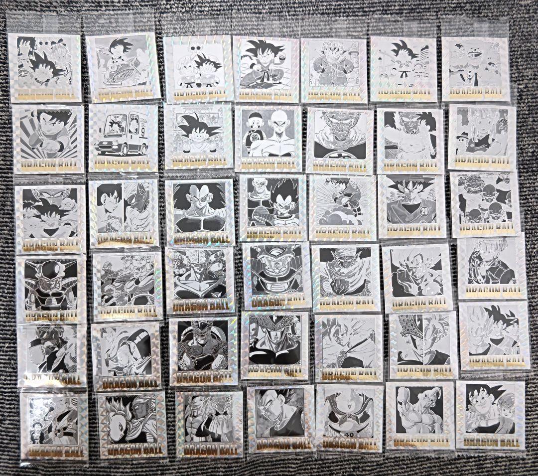 匿名配送 ドラゴンボール 40周年 シール ウエハース 42種 コンプセット ◎ドラゴンボール40周年記念シールウエハース全42種コンプセット