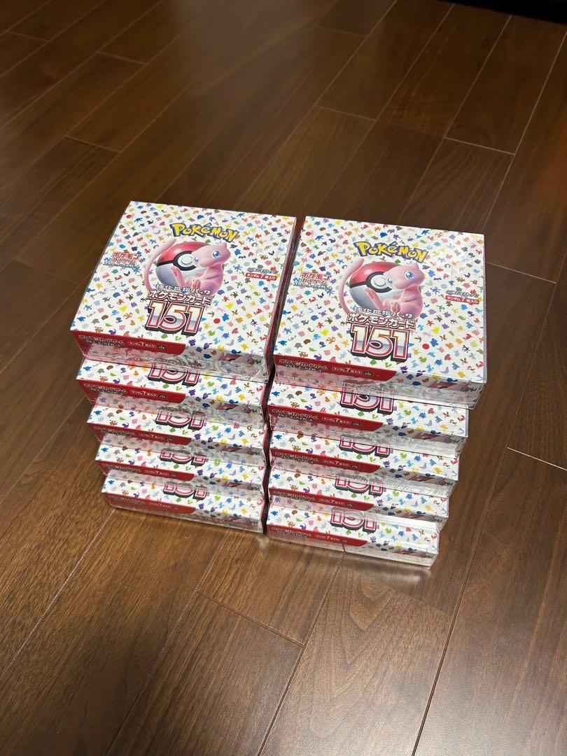 ポケモン151 シュリンク付き　10box ポケモンカード151 10BOX 新品•未開封品 シュリンク付き