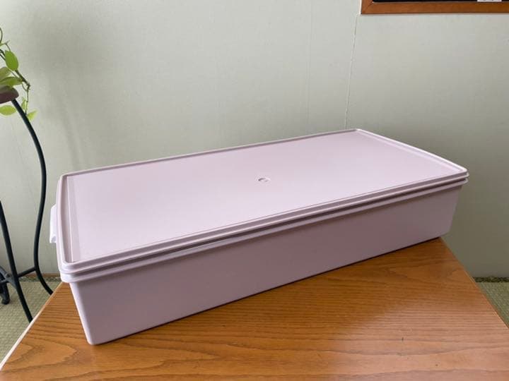 新作モデル ロングスーパーケース 薄ピンク 洋服タンス/押入れ収納