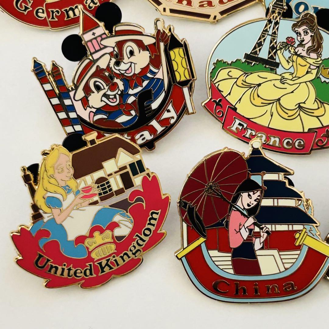 ①【WDW購入】　ウォルトディズニーワールド　ピンバッジ　10個セット