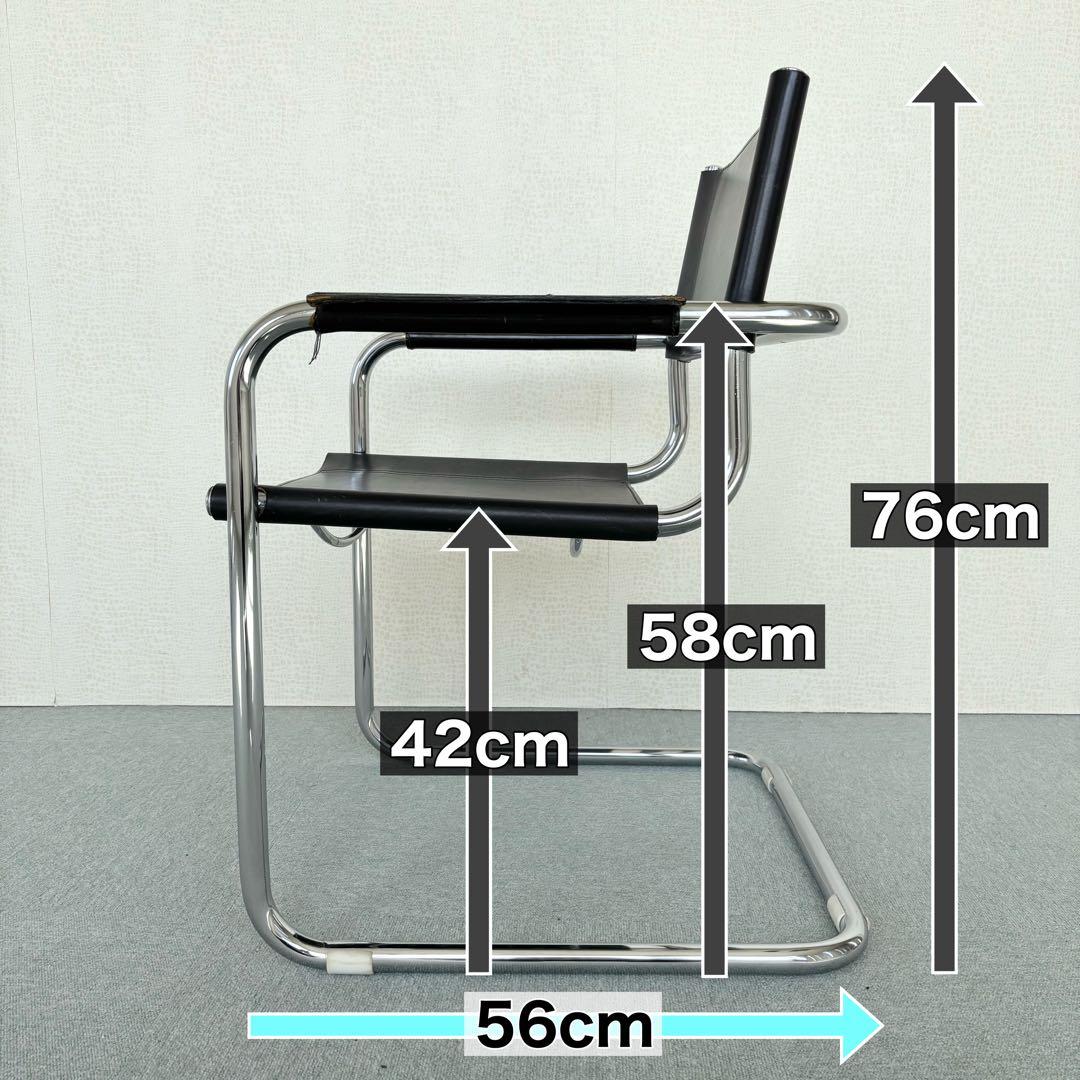 【 引取は送料無料 】 Oliver レザーオフィスチェア②