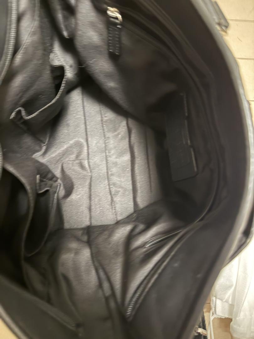 コーチ　coach　ビジネスバッグ　黒　本革　メンズ