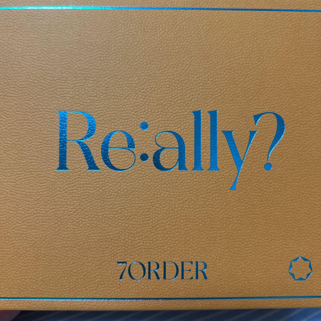 7ORDER 【FC限定盤 ONE／Re:ally?】2点セット 7ORDERの最新アルバム「Re:ally?」FC限定盤ジャケット