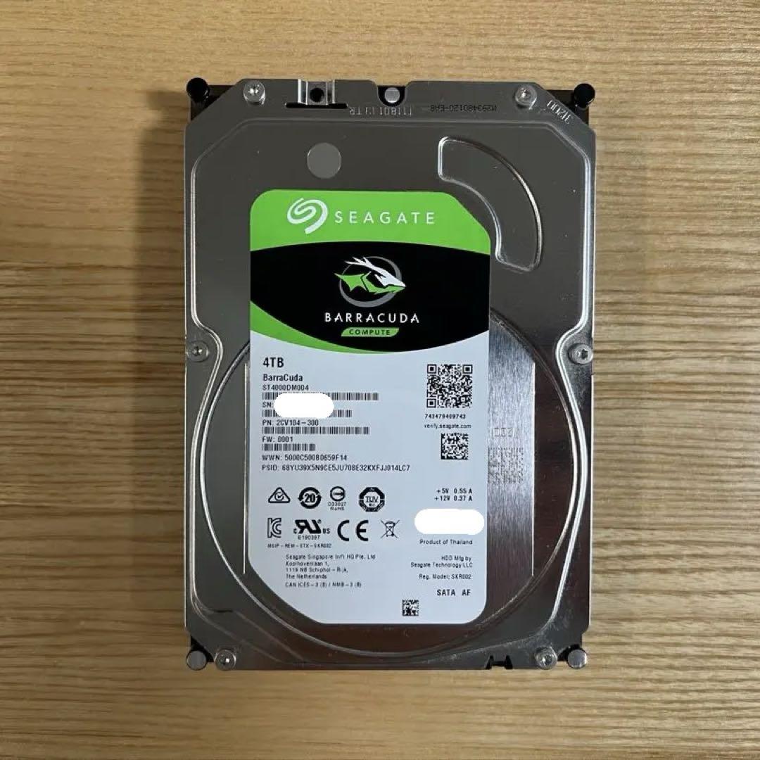 Seagate Barracuda 4TB HDD - メルカリ