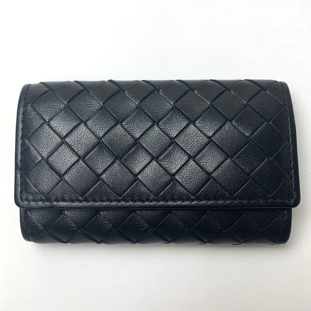 Bottega Veneta イントレチャート コインケース 財布 黒