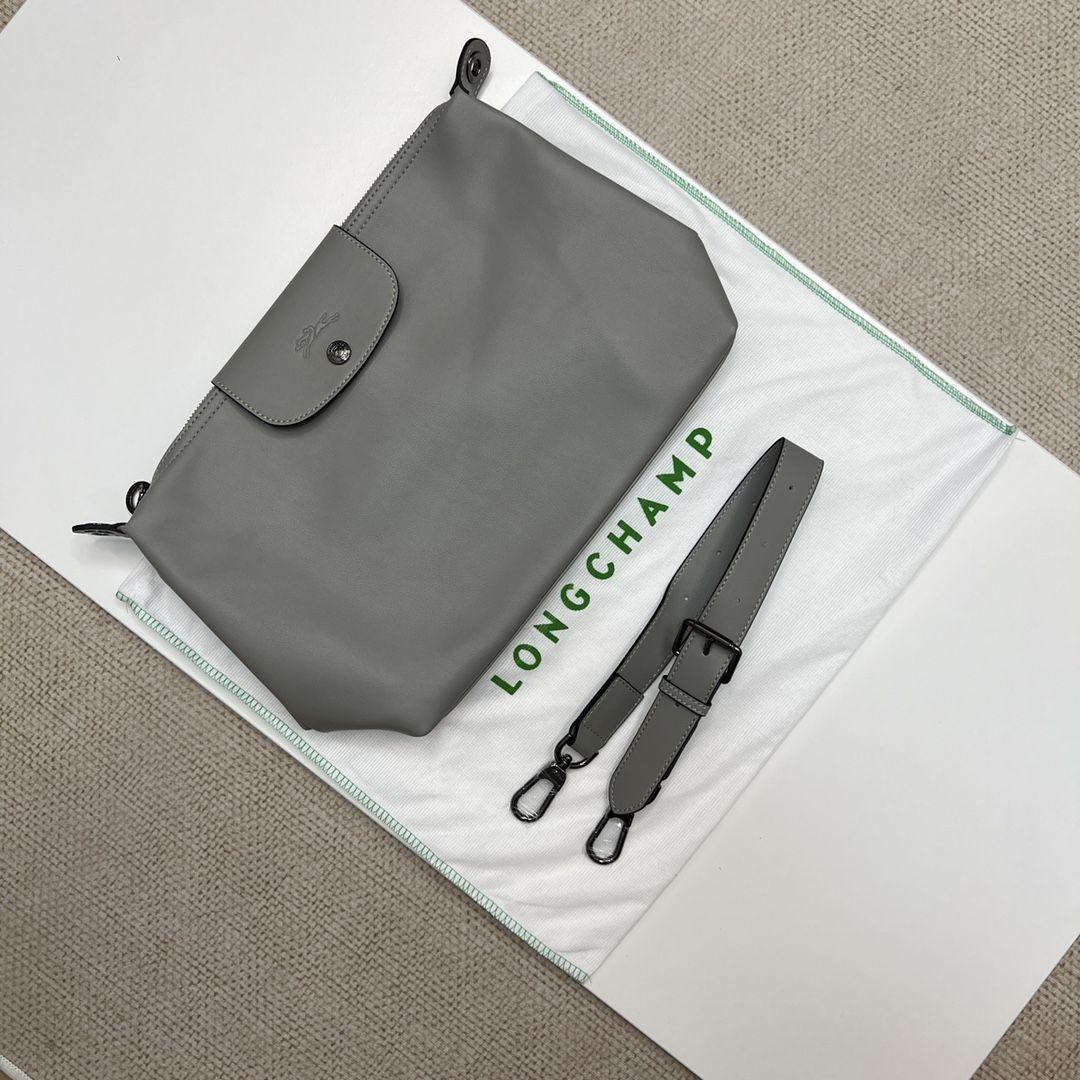 特価商品  LONGCHAMP ロンシャン HOBO ショルダーバッグ #グレー バッグ