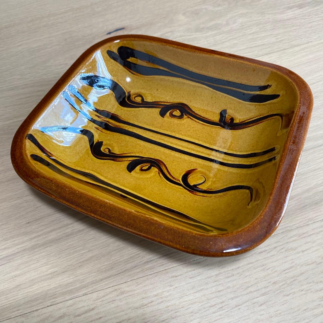 日本製 【未使用】民藝 スリップウェア 器 陶芸 - 食器