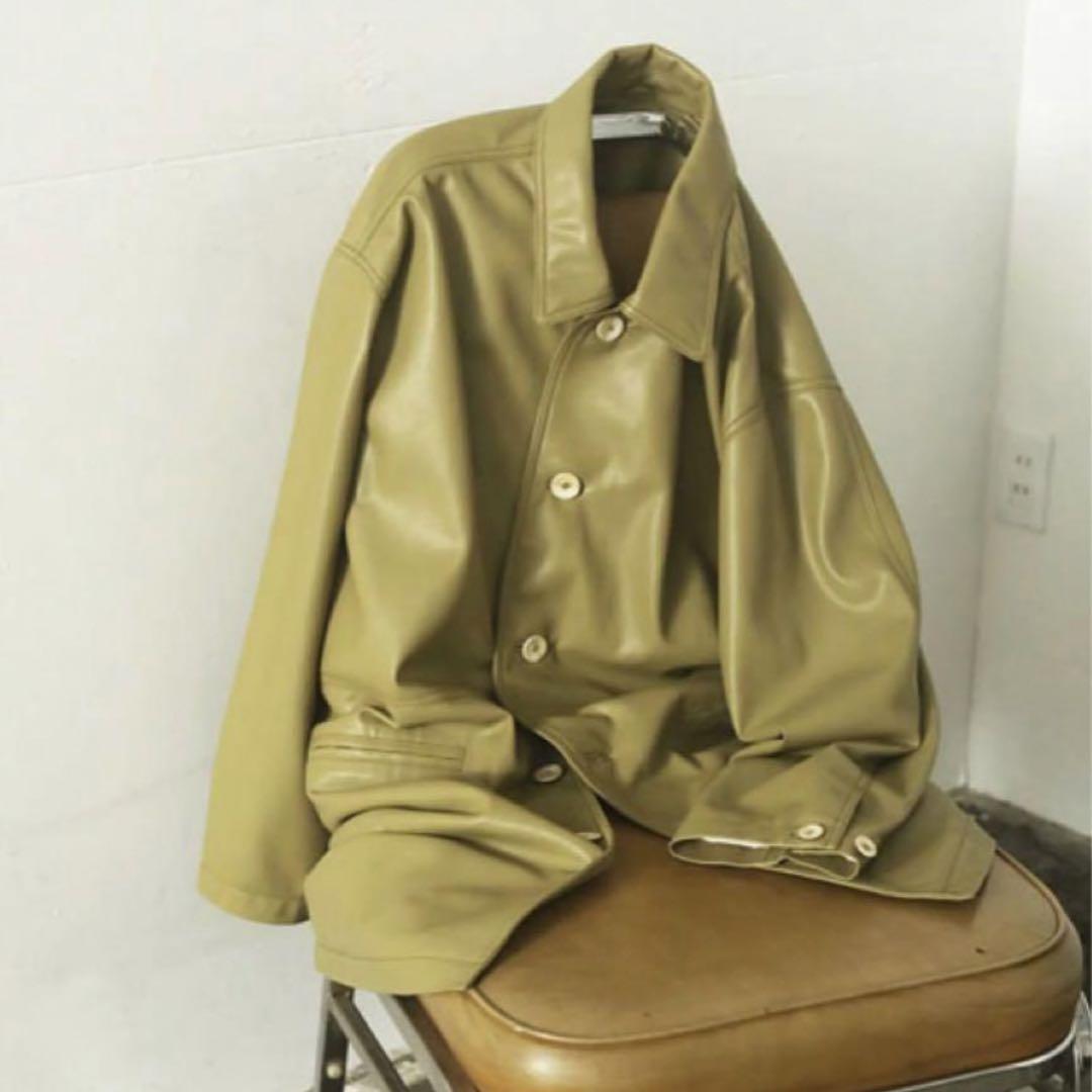 DIESEL レザー スタジャン ワッペン ロゴ 切り替え SUPERIOR