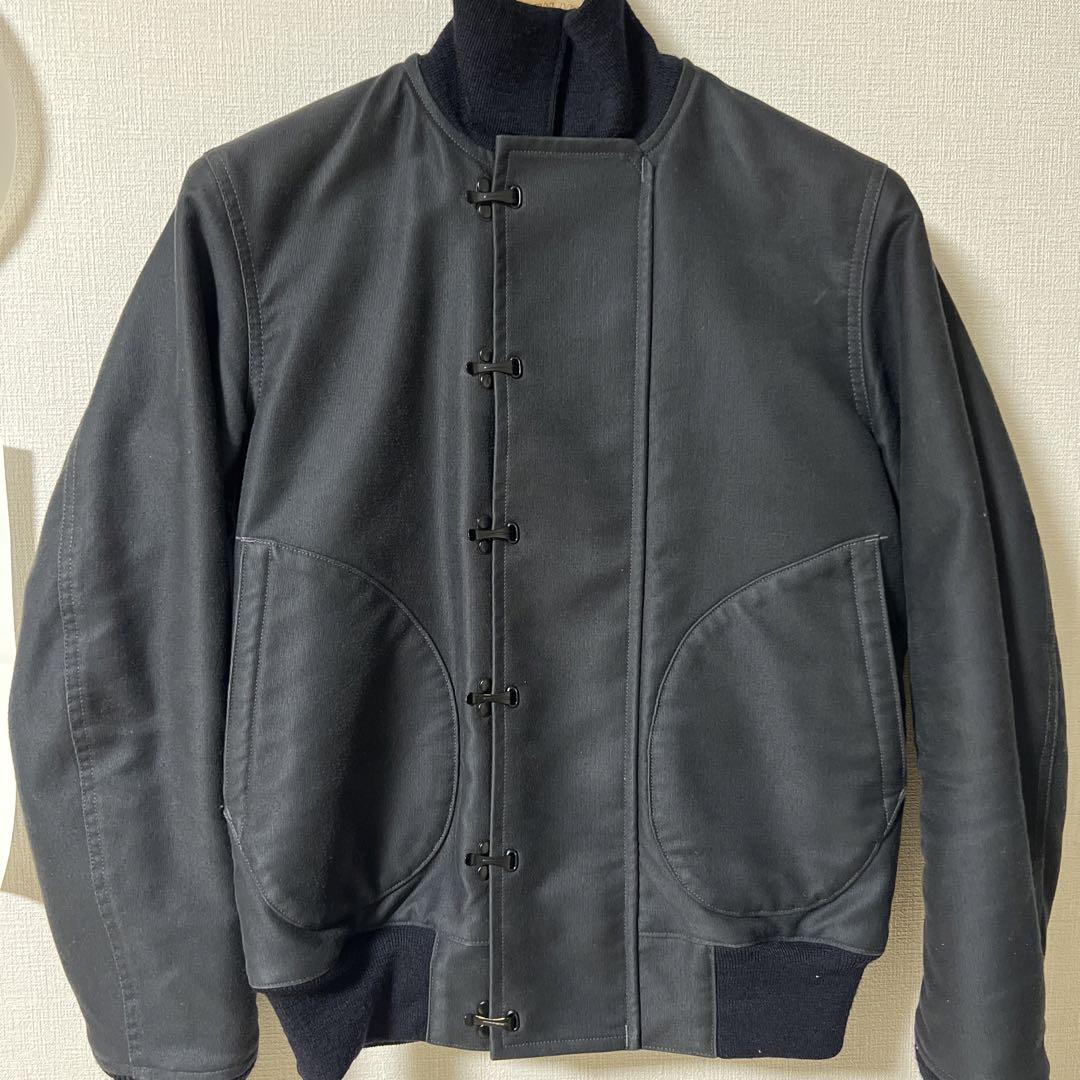 リアルマッコイズ　ブルーコールドウェザージャケット　デッキフックジャケット