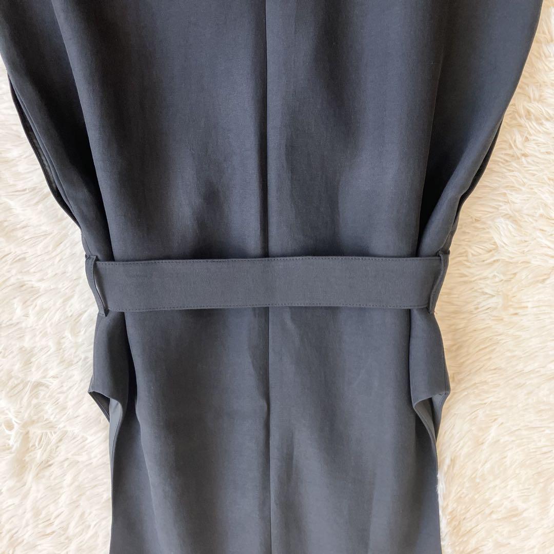美品 23区 24SS ハイカウントライトクロス ジレ ベスト ロング