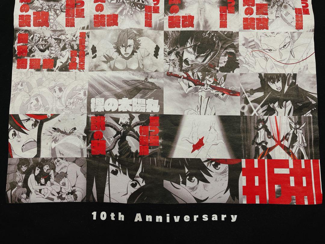 キルラキル 10周年 十襲年 名場面写バックプリント Tシャツ XLサイズ