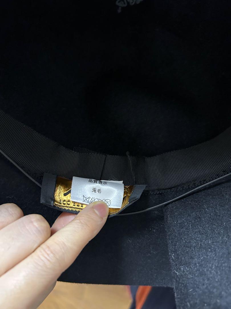 美品　マキシン maxim 黒 レディース　兎毛