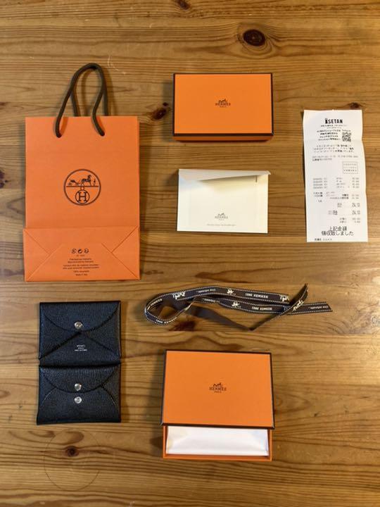 Hermes エルメス Calvi Duo カルヴィデュオ 黒 シェーブルミゾー