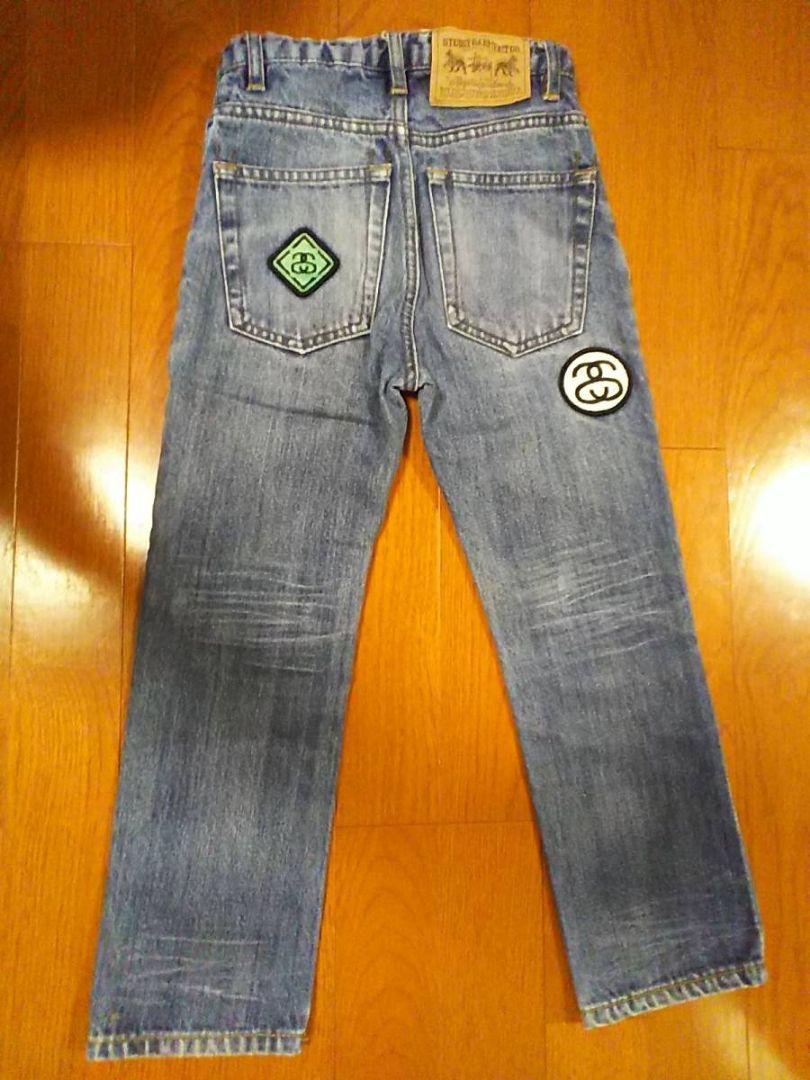 ステューシーSサイズSTUSSYジーンズGパンjeansデニムdenimキッズ☆