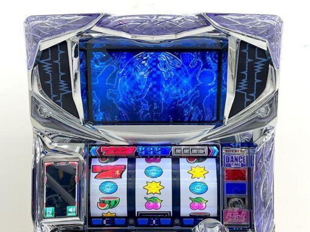 パチスロ実機 ディスクアップ [ブルーパネル] コイン不要機 ID
