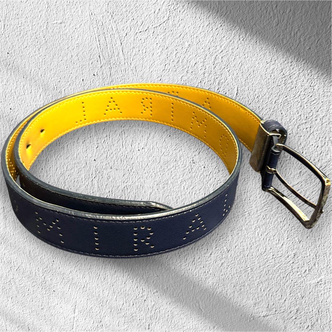 美品】アドミラル ゴルフ ベルト メンズ ネイビー ADMIRAL GOLF