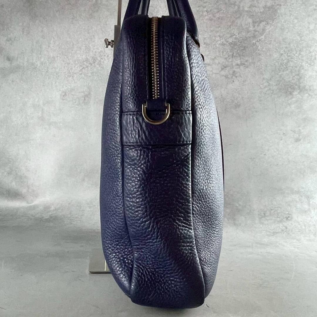 美品✨ PaulSmith メンズ 2way ビジネスバッグ ブリーフケース 紺