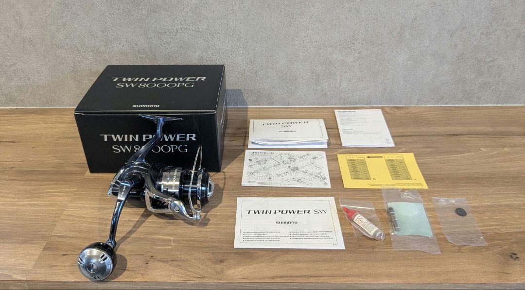 【SHIMANO】TWIN POWER　SW8000PG スピニングリール