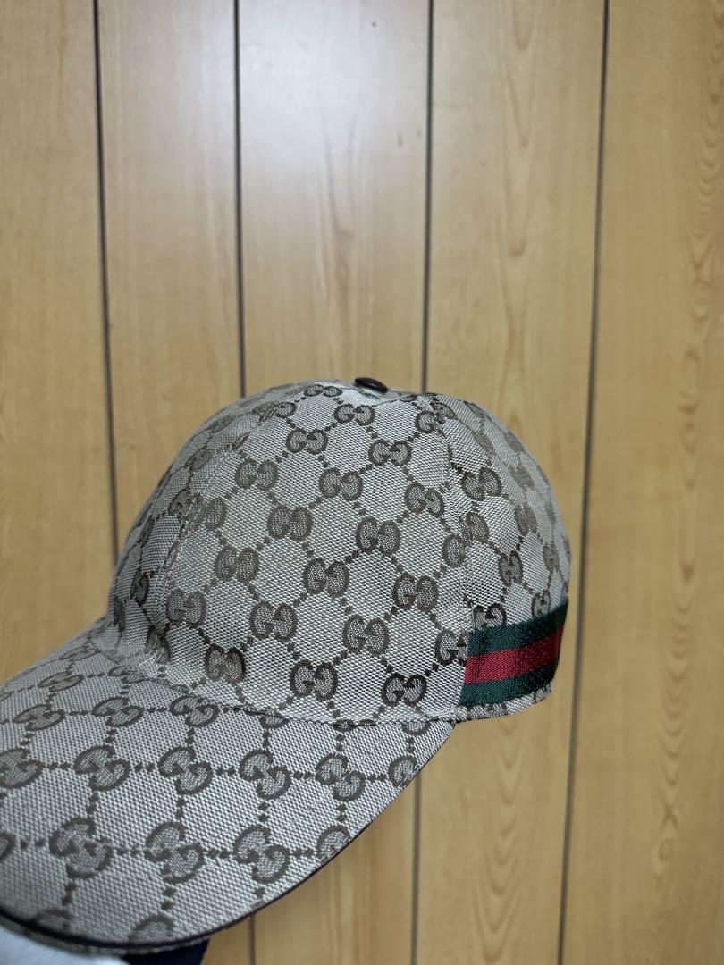 Gucci GGパターン ベージュキャップ 60cm GUCCI GGパターン キャップ ベージュ