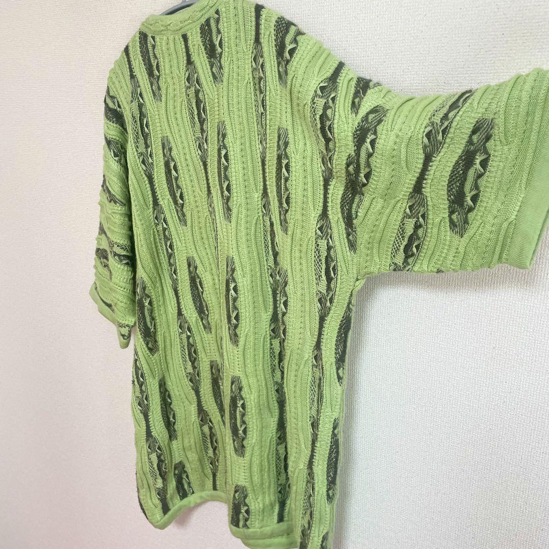 【XXL】COOGI AUSTRALIA ライムグリーン ニット