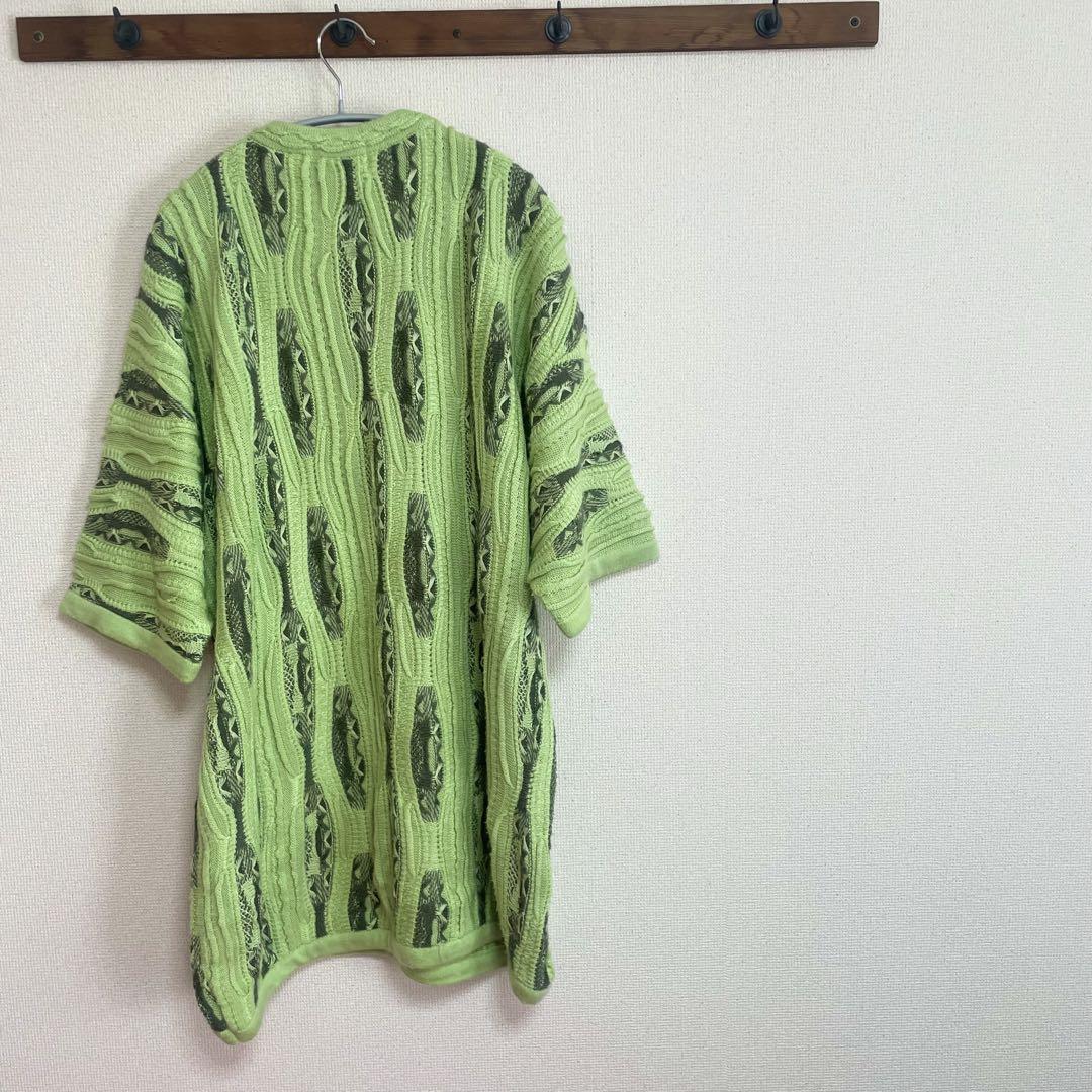 【XXL】COOGI AUSTRALIA ライムグリーン ニット