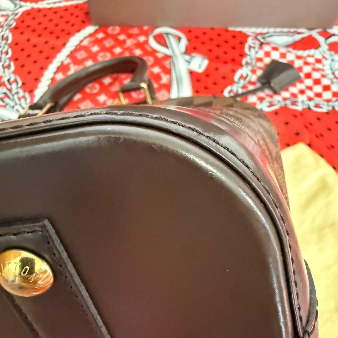 ルイ ヴィトン ダミエ アルマ ショルダーバッグ N53151 エベヌ ブラウン