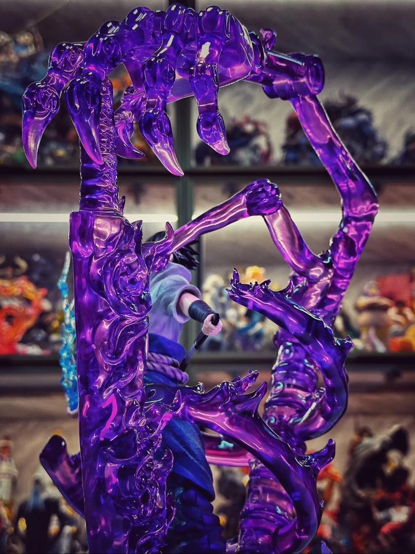 ナルト うちはサスケ ガレージキット 塗装済み完成品 フィギュア 1/6スケール