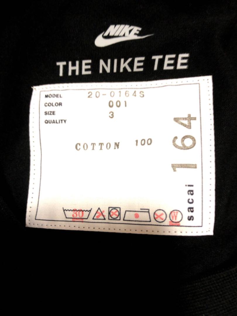 sacai × NIKE 切り替えロンT
