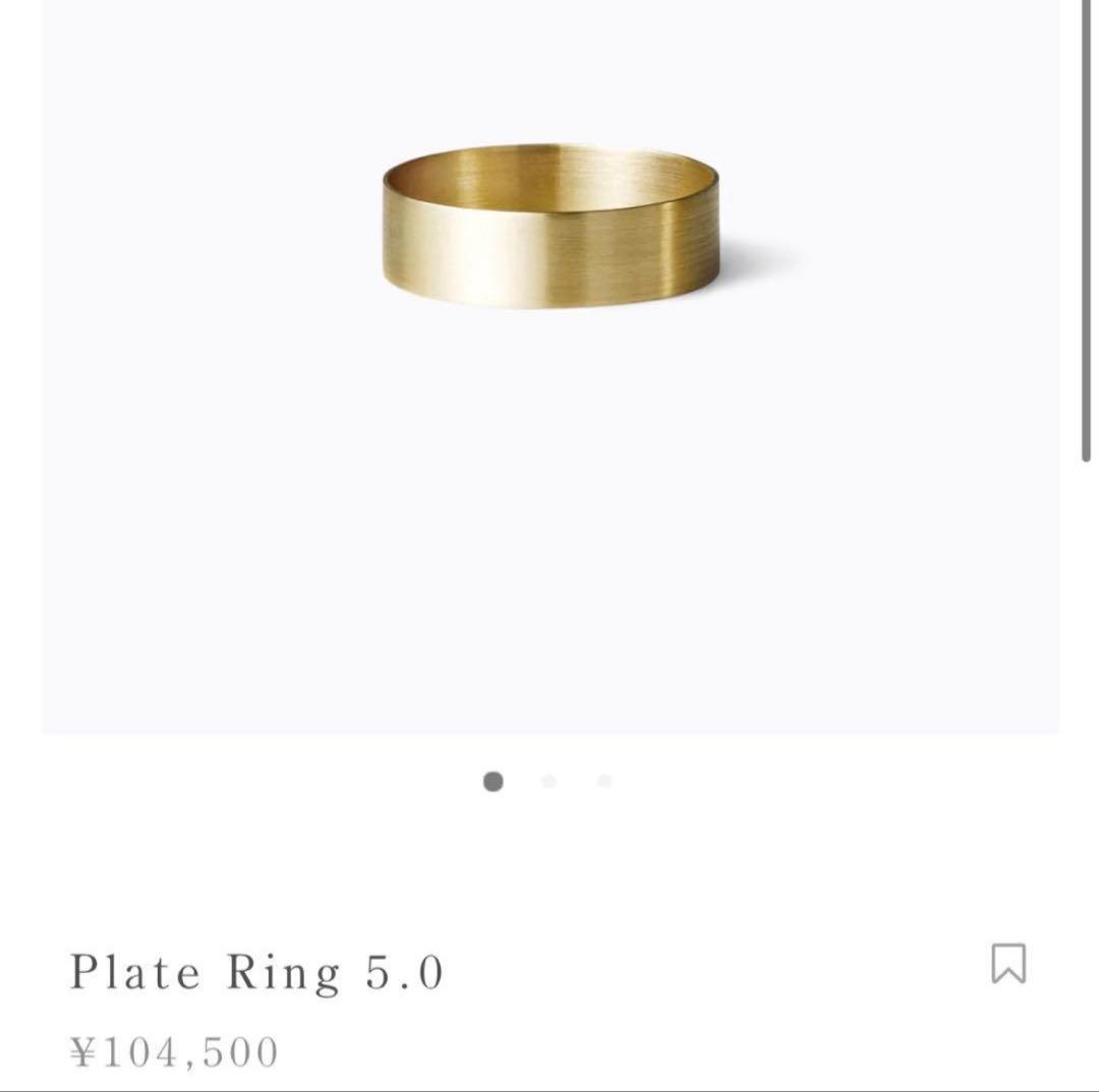 shihara Plate Ring 5.0 シハラ プレートリング 3号Shihara