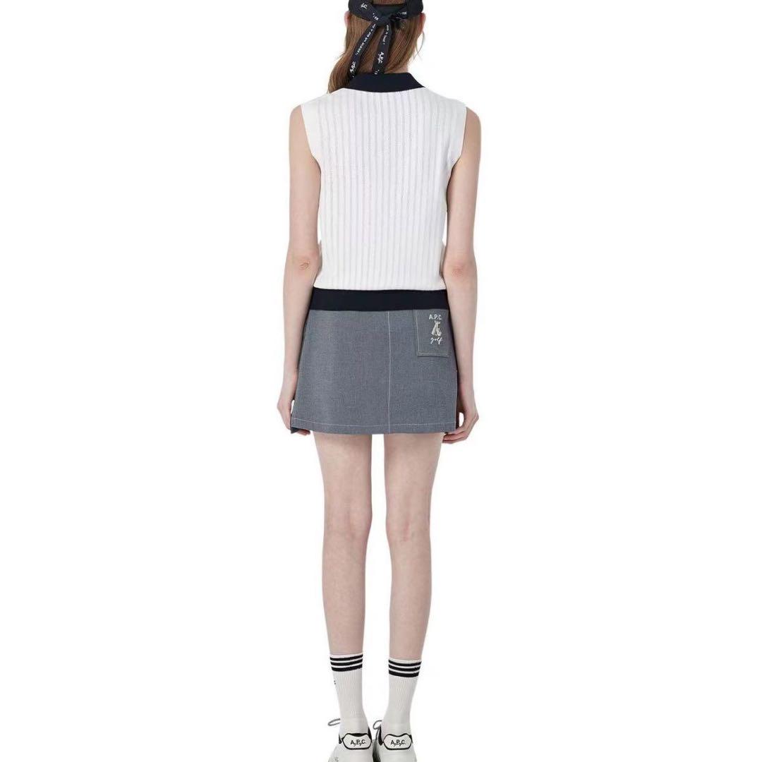 A.P.C ゴルフ レディース ベストニット