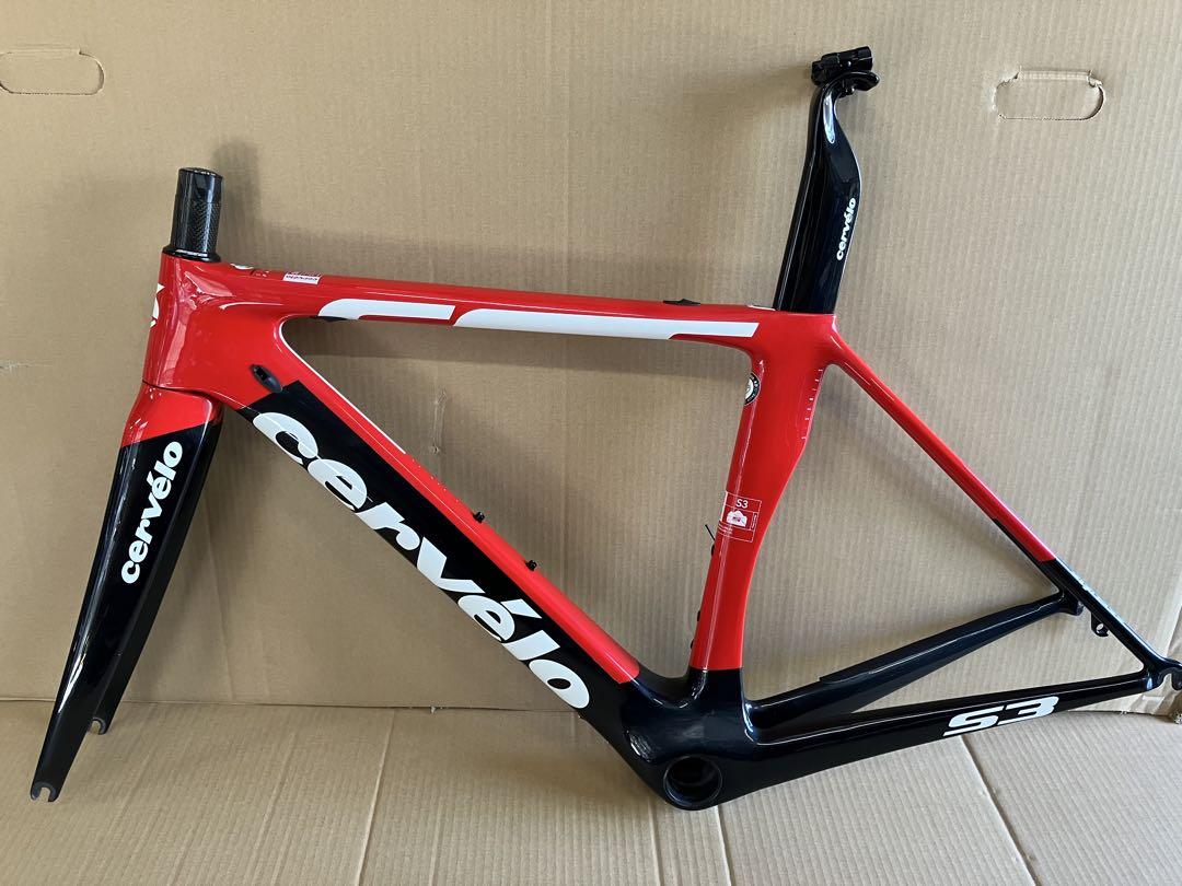 cervélo S3 ロードバイクフレーム 赤/黒　サイズ480mm