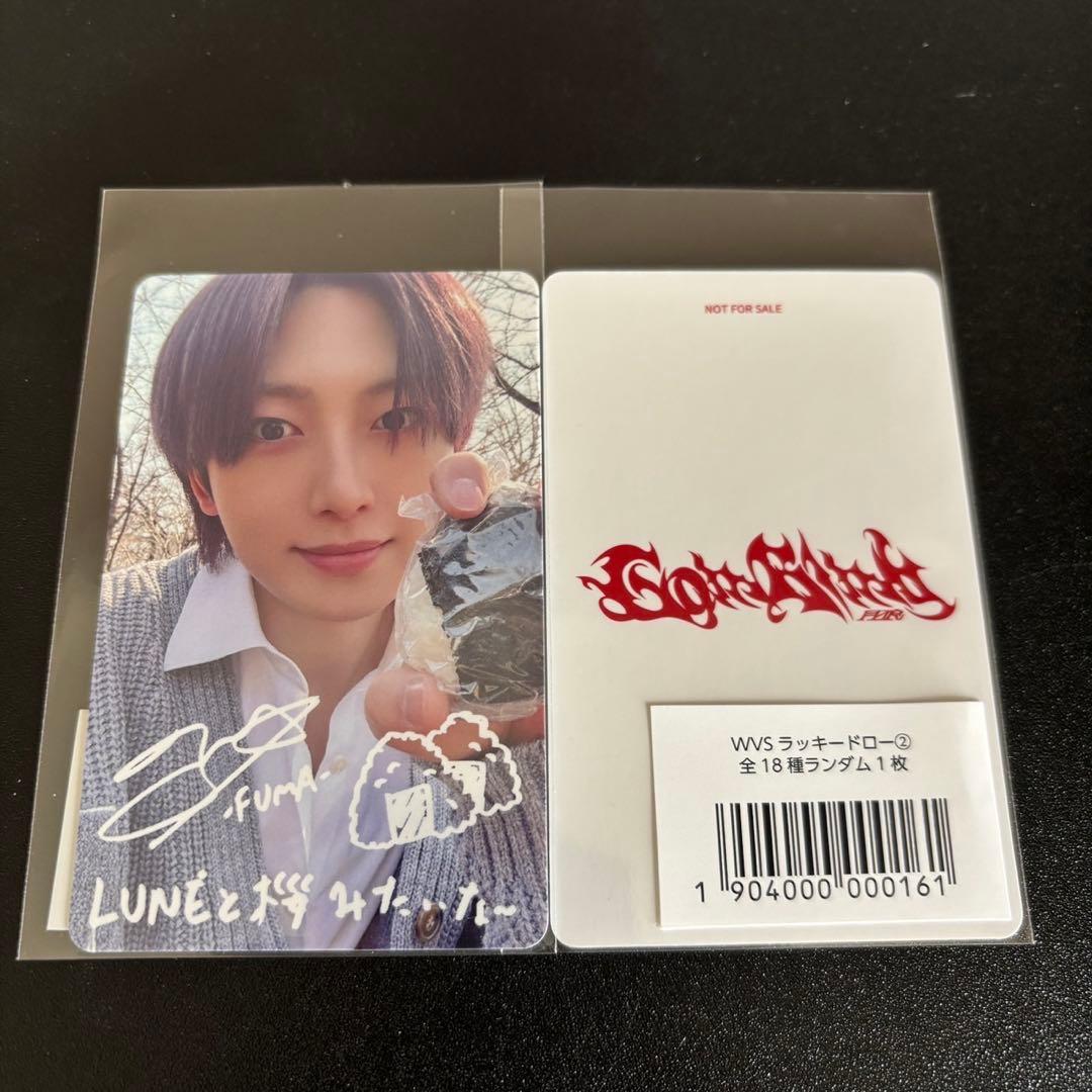 &TEAM フウマ 月狼 weverse 第2回 ラキドロ 手書きデコ トレカ